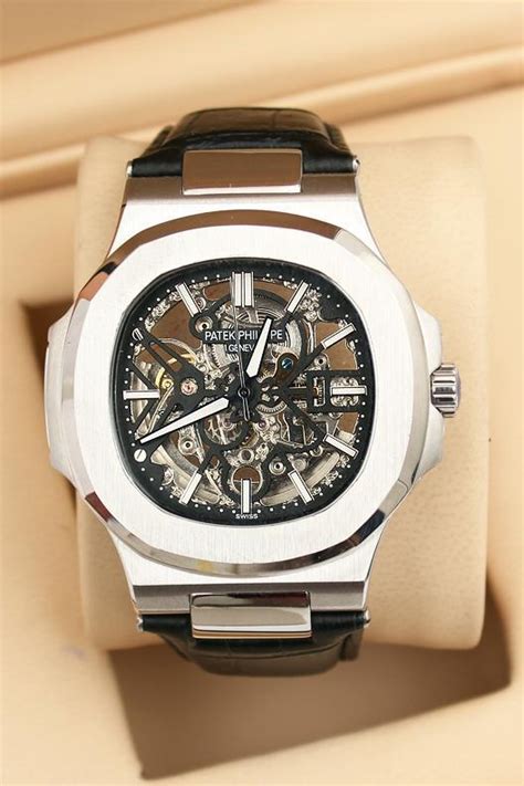 patek philippe skeleton watch price|skeleton exposed gear watch.